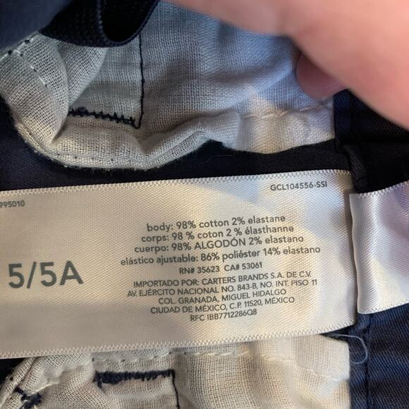 Carter's Dark Blue Chino Pants - Picture 6 of 7